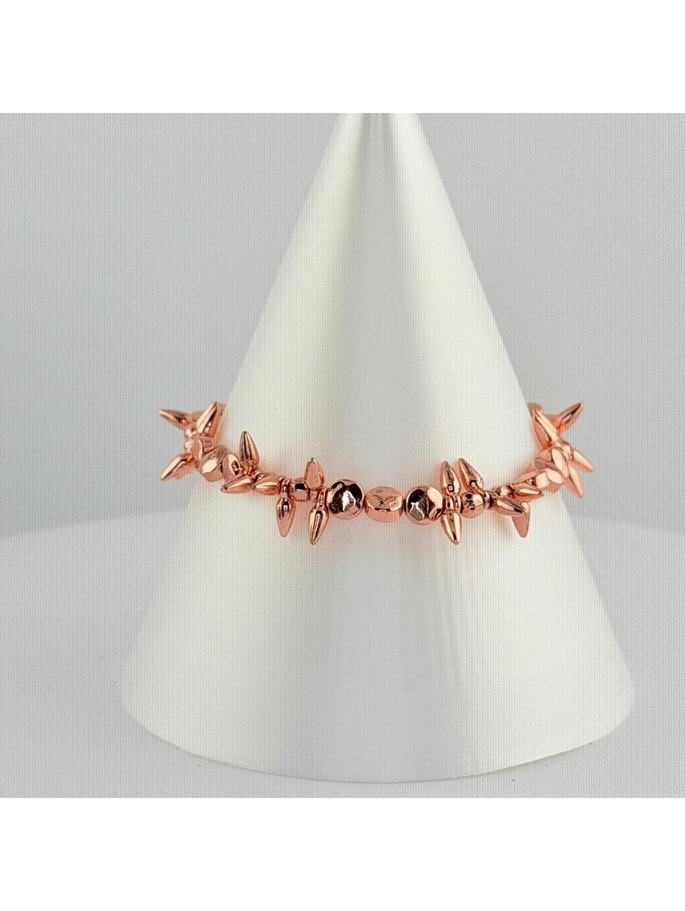 Bomb Party Single Stack Bracelet - on Rose Gold #43